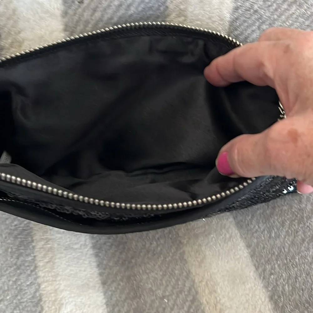 Victoria Secret Sequins and Silk Bag NWOT